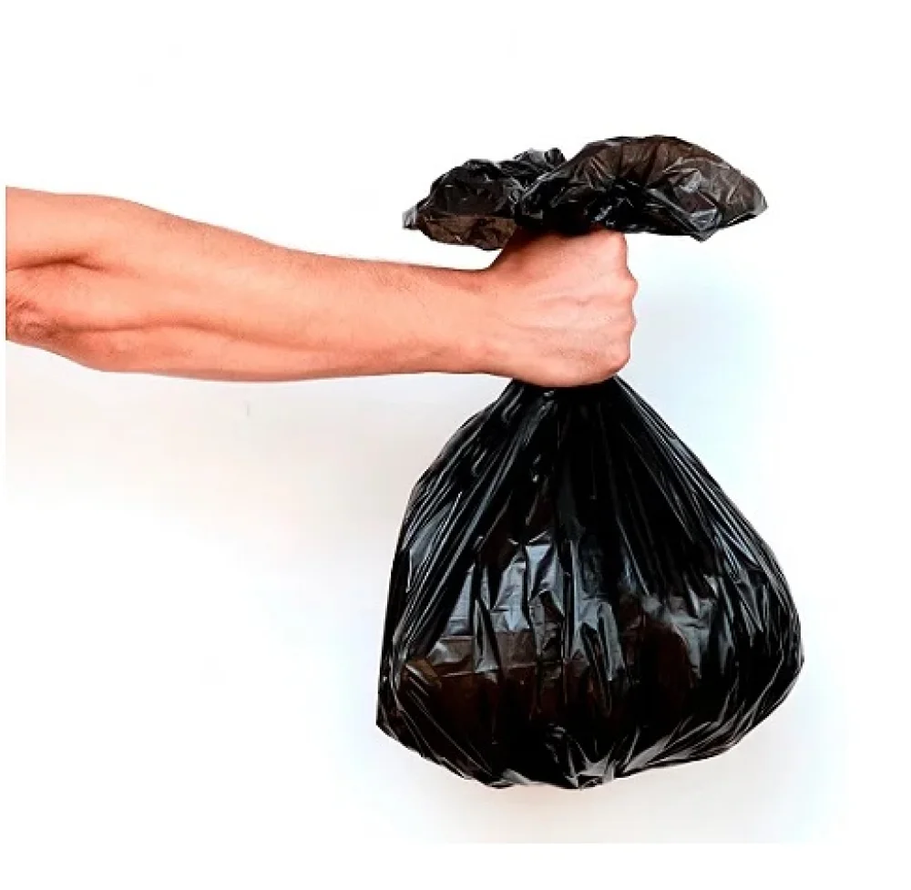 Saco de Lixo 20 Litros Preto ( Leve ) Cento