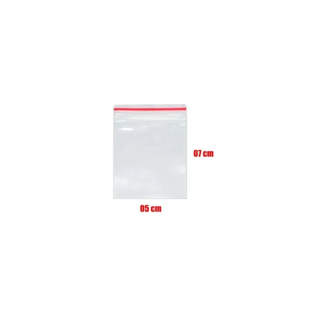 Saco Plastico Zip Nr 01 05Cm X 07Cm C/100