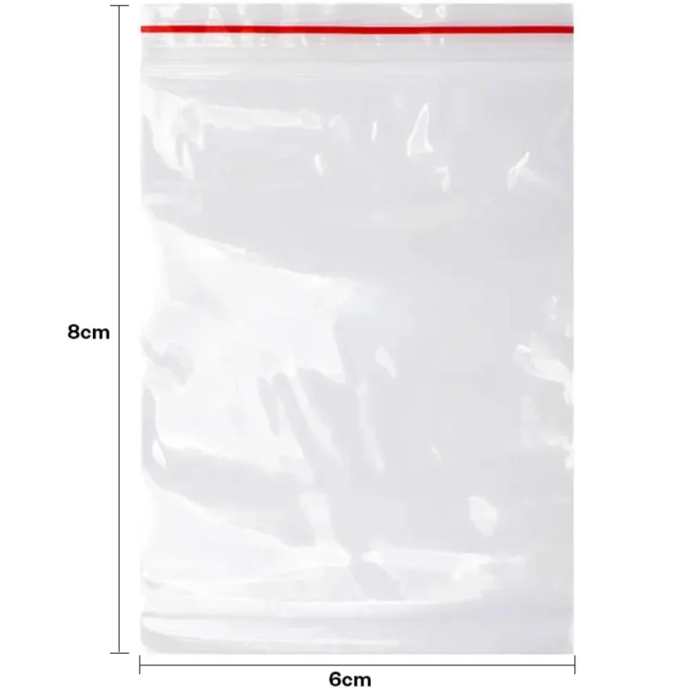 Saco Plastico Zip Nr 02 06Cm X 08Cm C/100