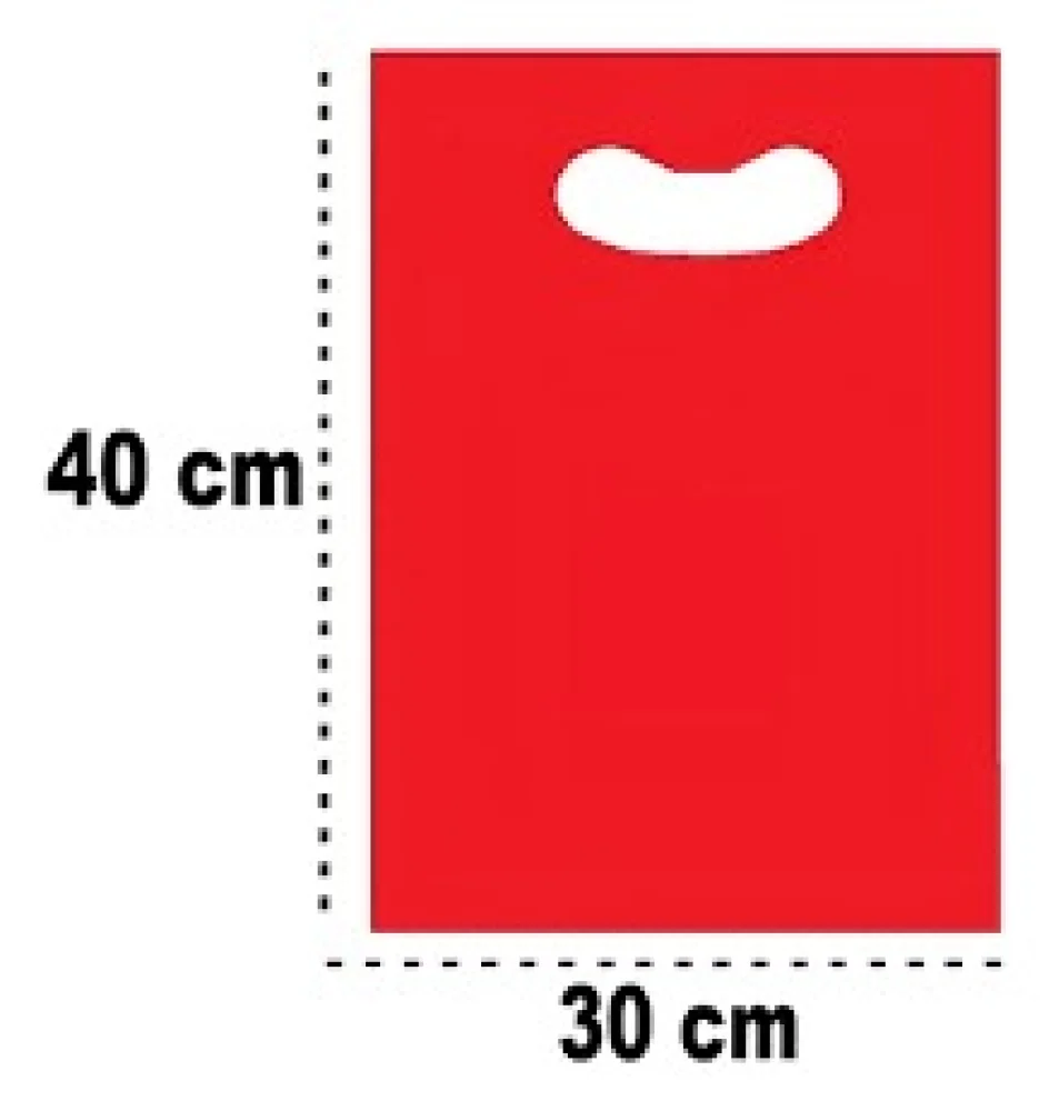 Sacolas Plasticas Presente 30X40Cm 0,15 ( 25 Unid ) Rosa