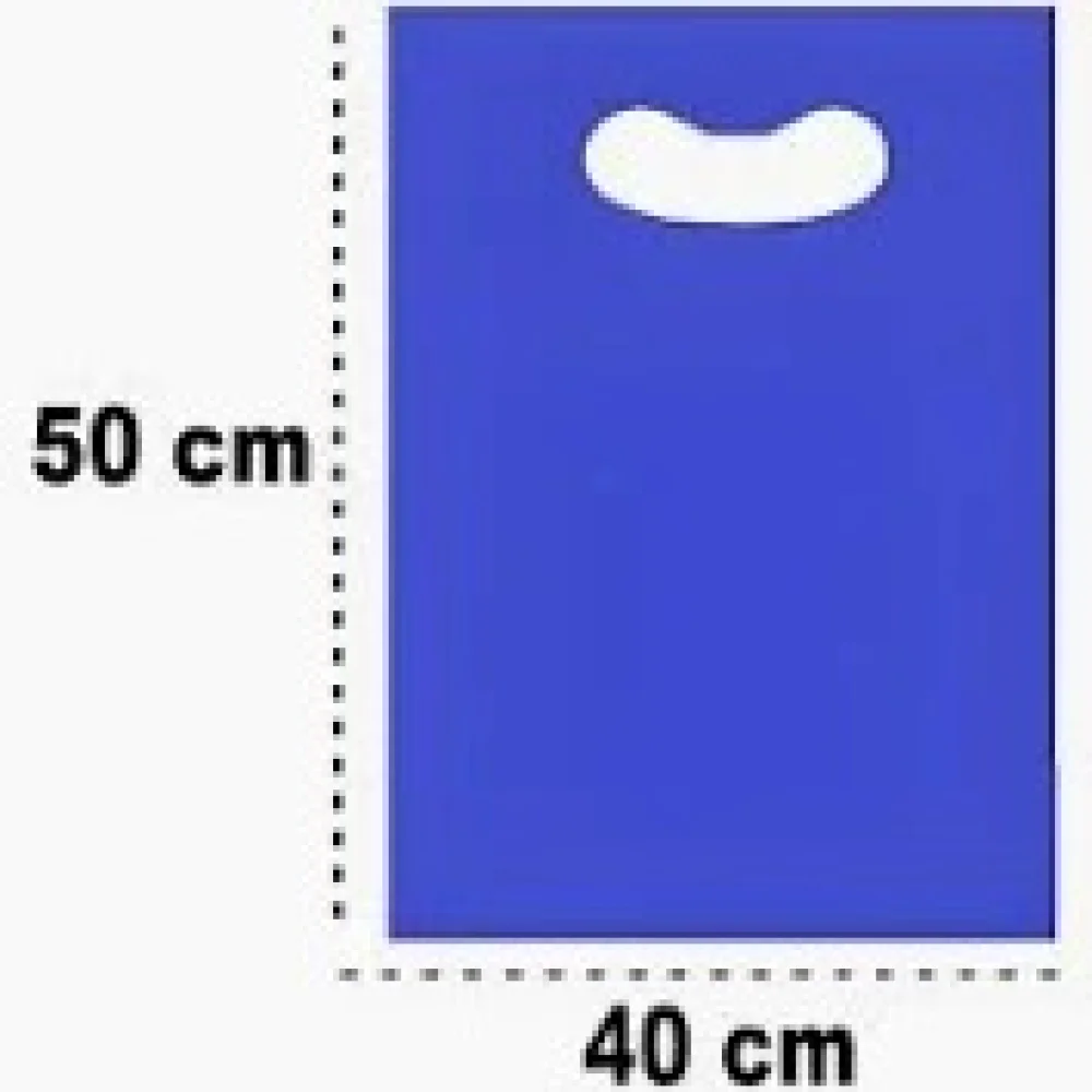 Sacolas Plasticas Presente 40X50Cm 0,15 ( 25 Unid ) Azul