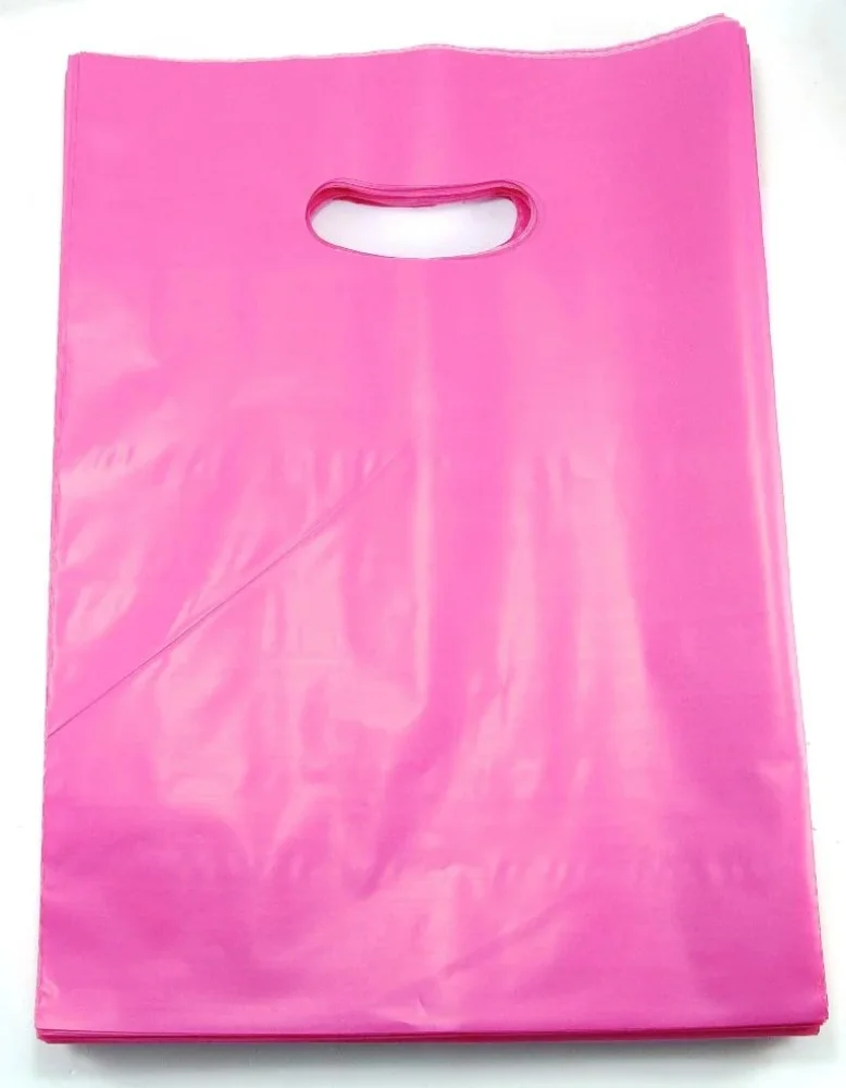 Sacolas Plasticas Presente 40X50Cm 0,15 ( 25 Unid ) Rosa