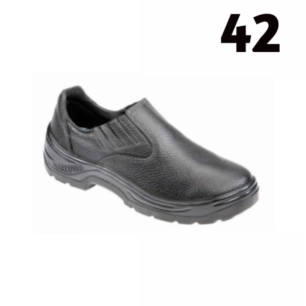 Sapato Elástico Mono Nr42 Preta Linha Conforto