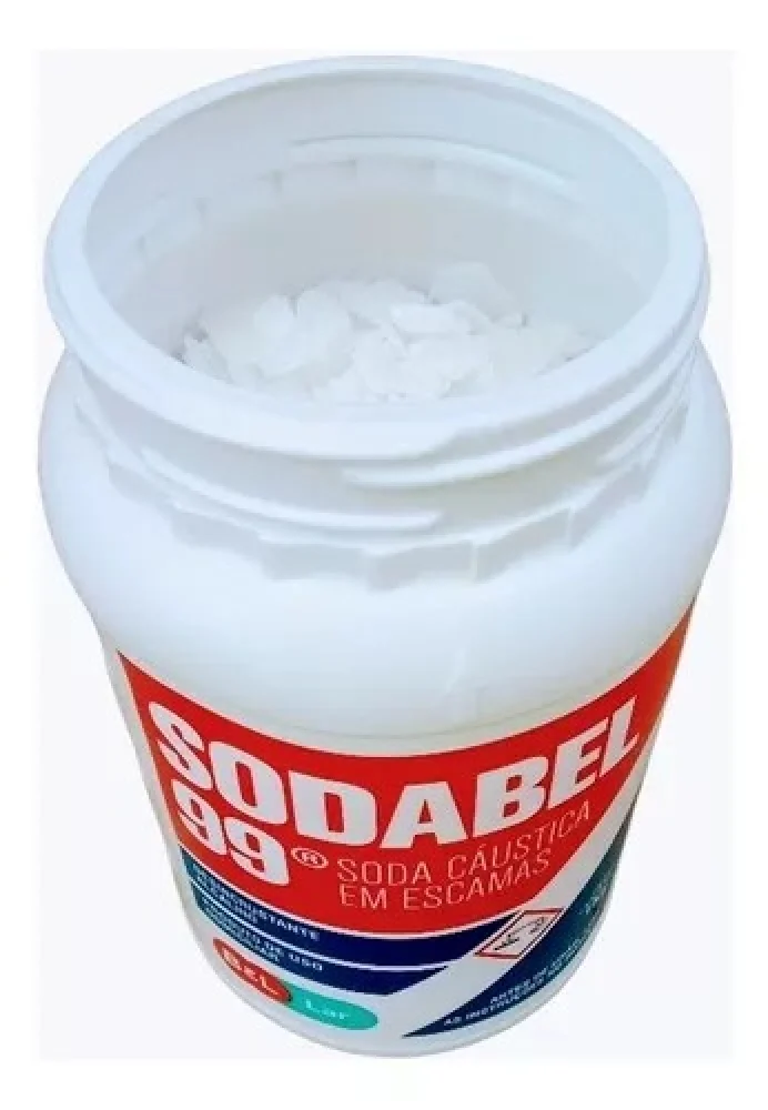 Soda Caustica Concentrada em Escamas 01 Kilo