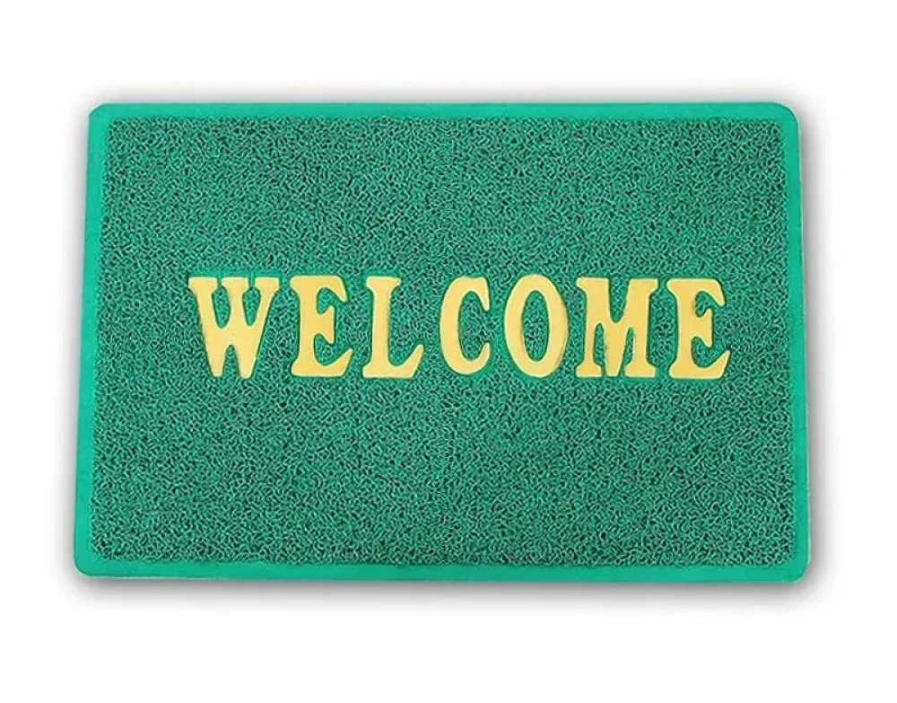 Tapete Tipo Capacho 40X60 Azul/Verde/Vermelho