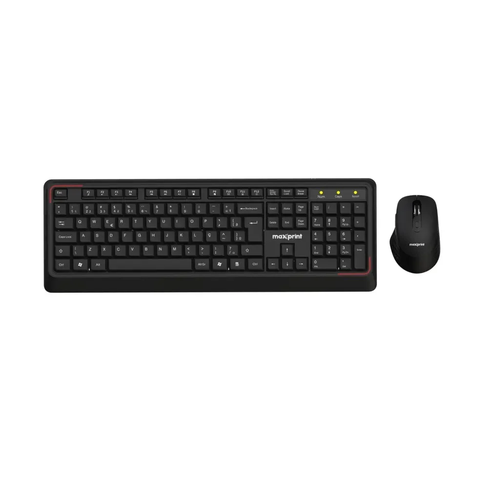 Teclado e Mouse S/Fio Cw2000 Maxprint Cod 60000159