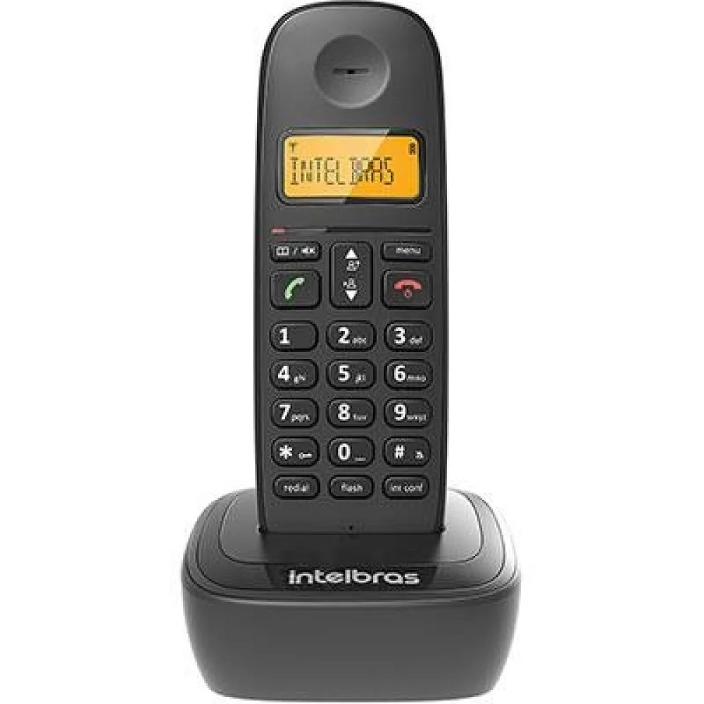 Telefone S/Fio Ts 2510 Preto Intelbras