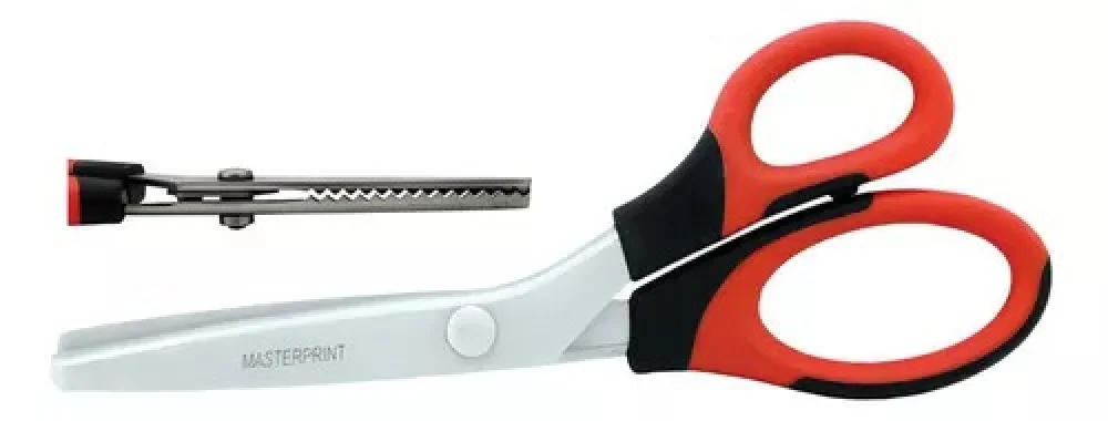 Tesoura 22,5 CM para Picotar Cabo Emborrachado Mp 513