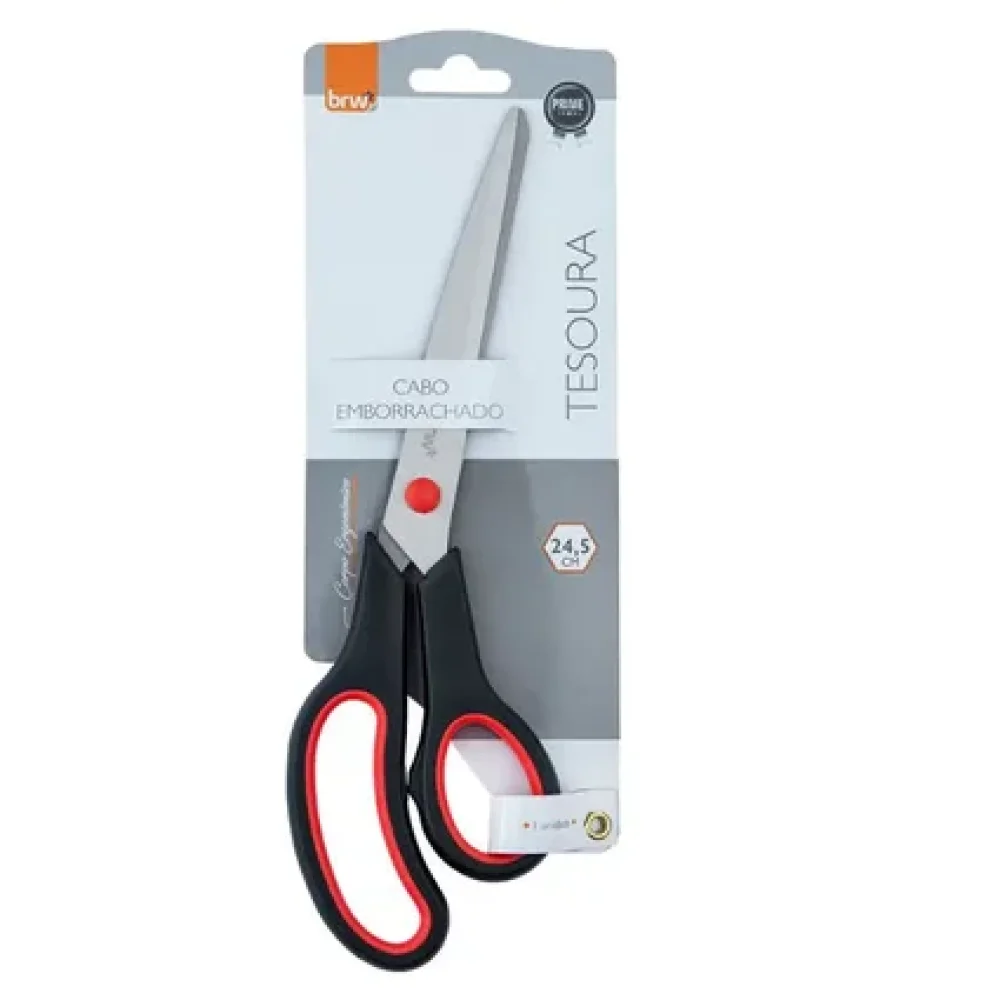 Tesoura 24 CM Cabo Pemborrachado Brw
