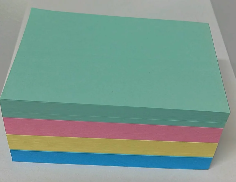 Tilembrete Colorido 10Cm X 7Cm C/400 Fls Am/Az/Vd/Rs