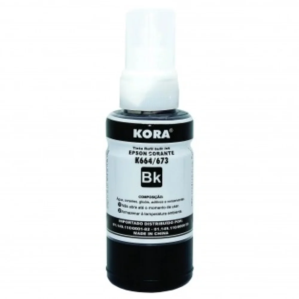 Tinta Epson Refil 664/673 Black 100 ML Kora