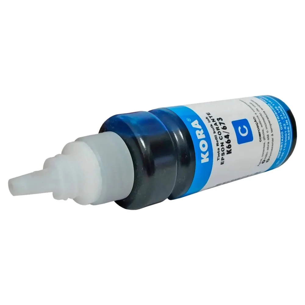 Tinta Epson Refil 664/673 Cian 100 ML Kora