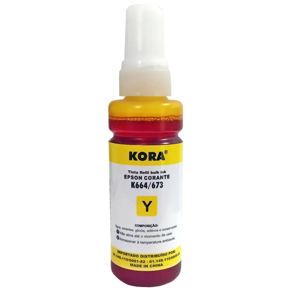 Tinta Epson Refil 664/673 Yellon 100 ML Kora