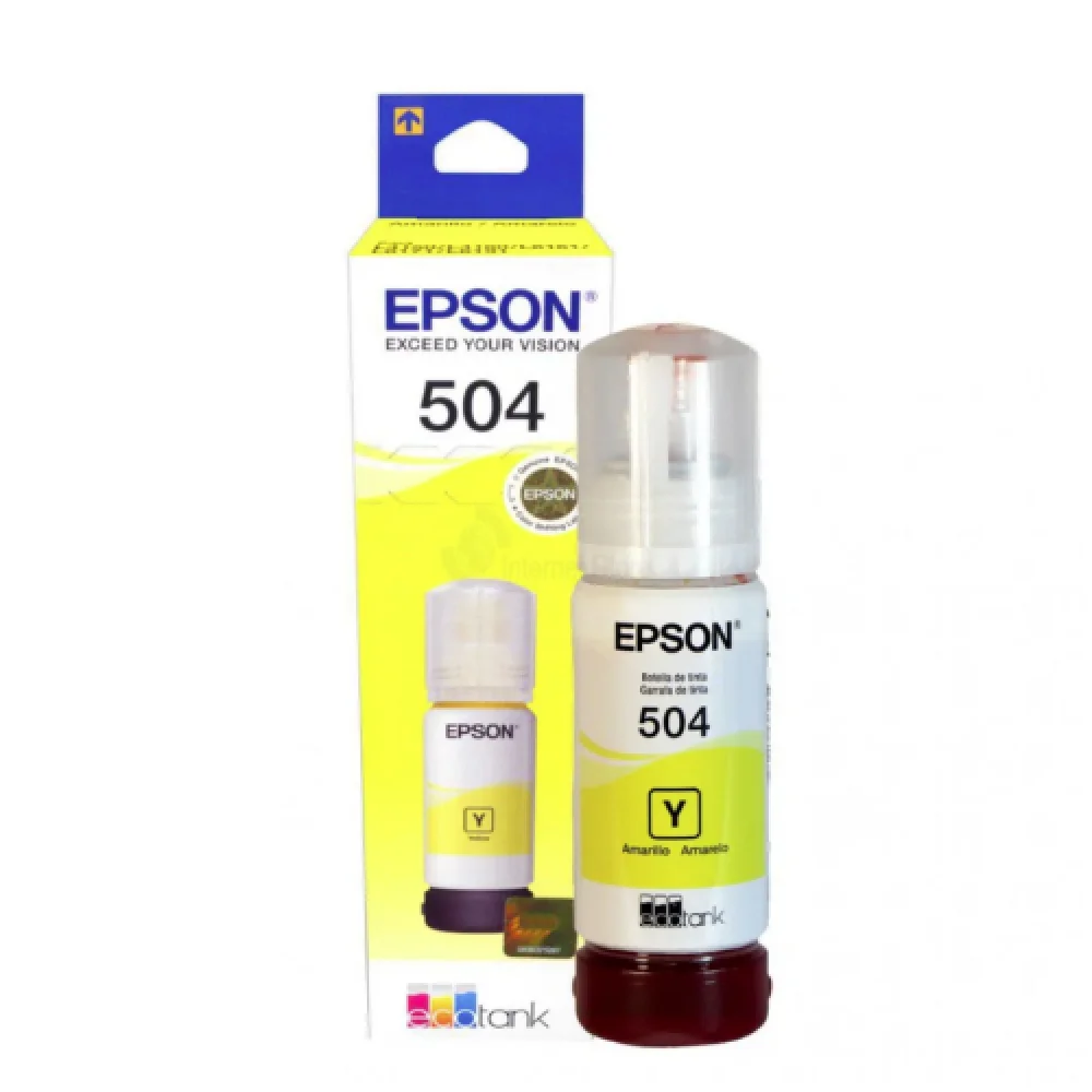 Tinta Epson T504420 Ecotan Yellow Refil 70Ml.
