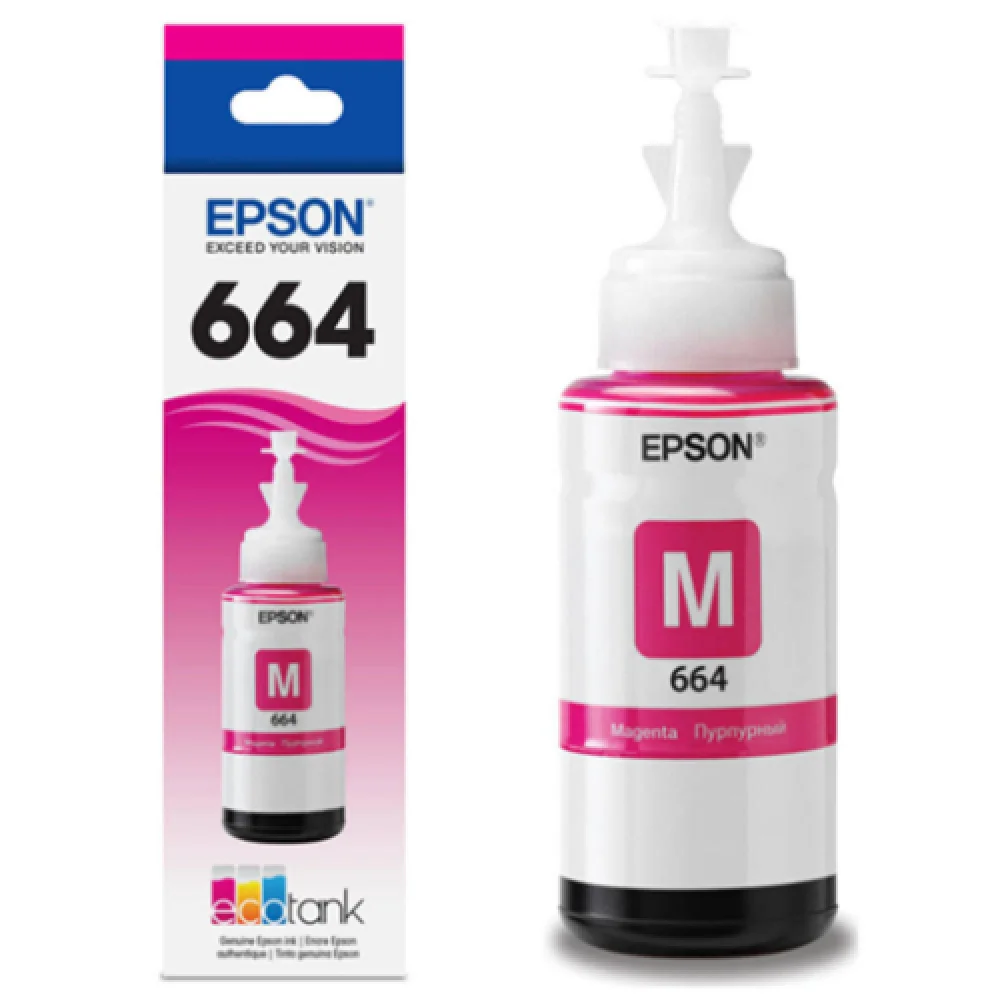 Tinta Epson T664320 Ecotan Magenta Refil 70 ML