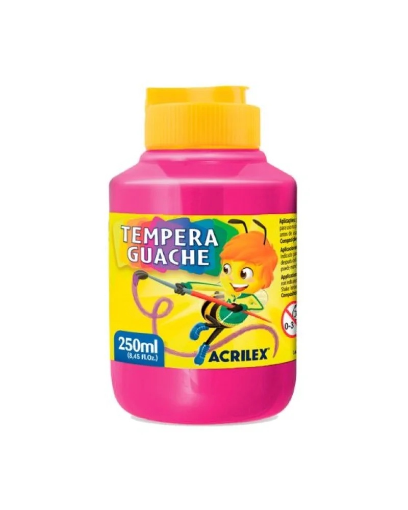 Tinta Guache 250 ML Rosa Acrilex