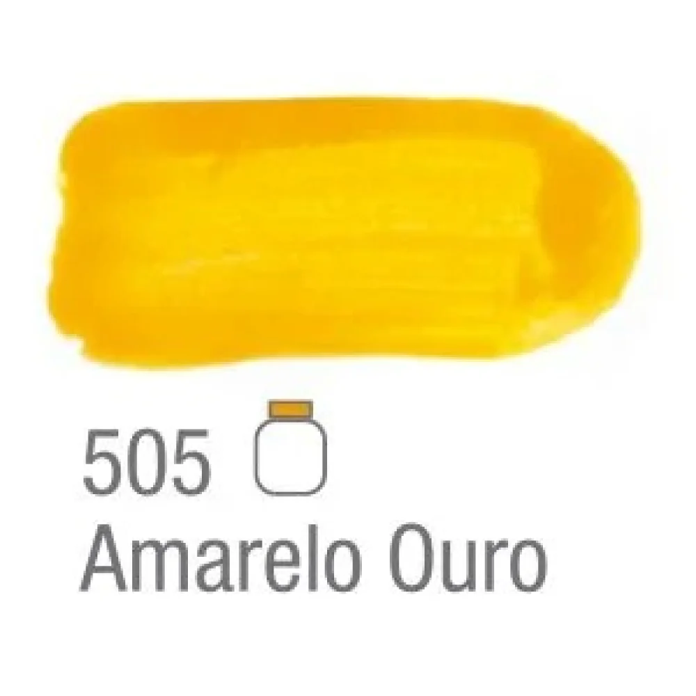 Tinta Guache 500 ML Amarelo Ouro Acrilex