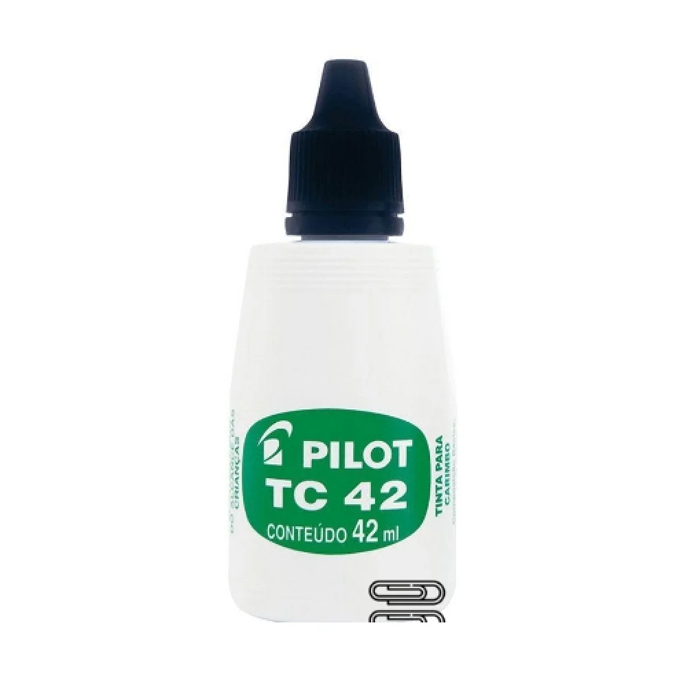 Tinta P/ Carimbo 42 Ml. Preta Pilot