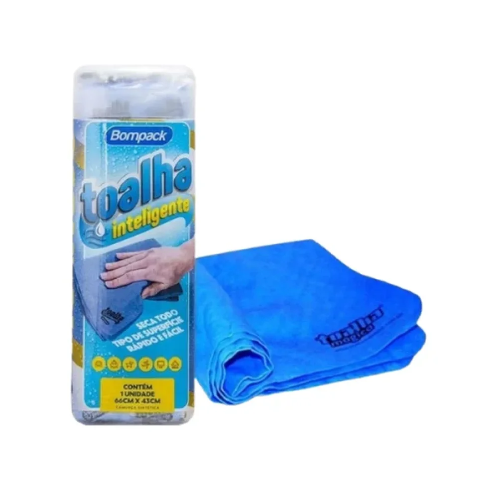 Toalha Inteligente 66Cm X 43Cm Bompack