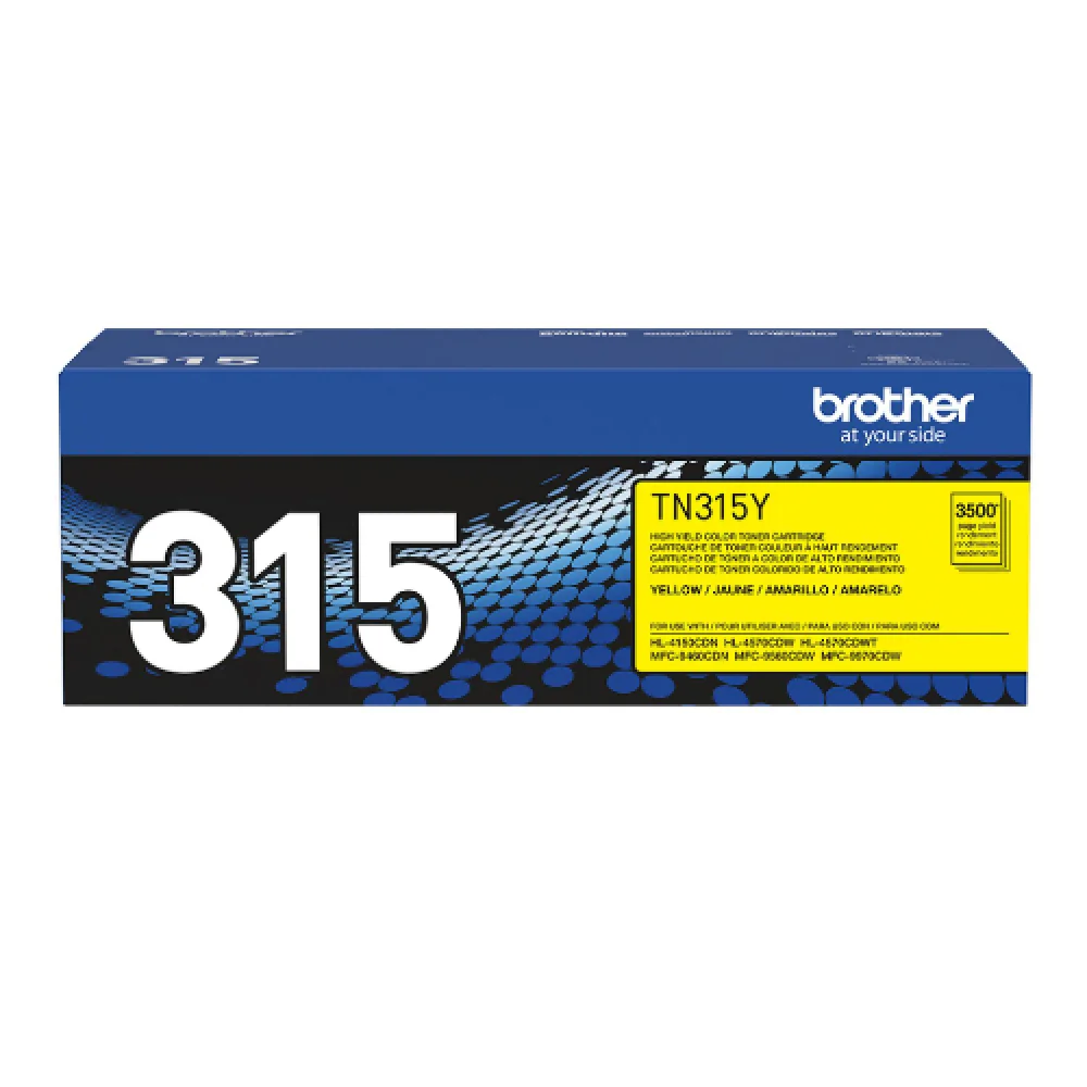 Toner Brother Yellow Tn315 Original P/3500 Paginas.