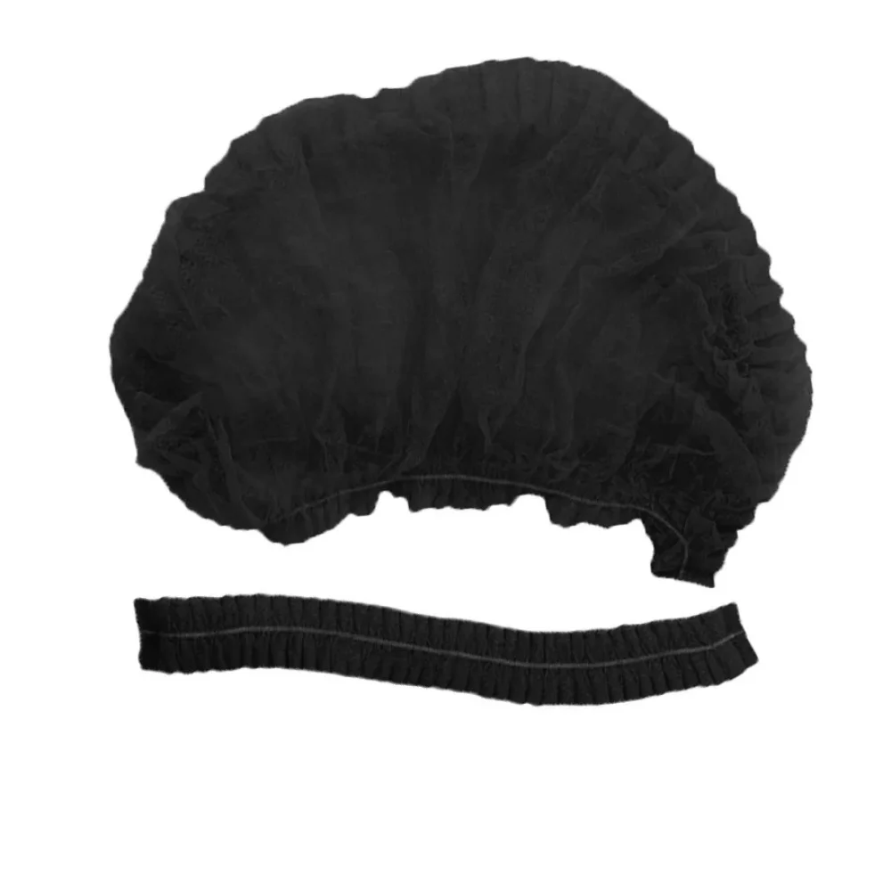 Touca Descartavel Preta C/100 Unidades