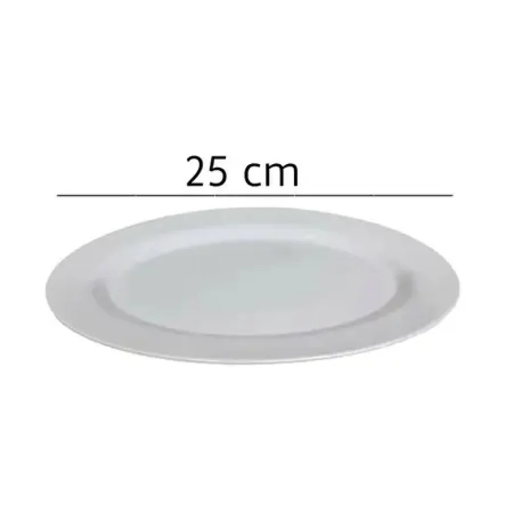 Travessa Rasa 25Cm X 19 CM Melanina