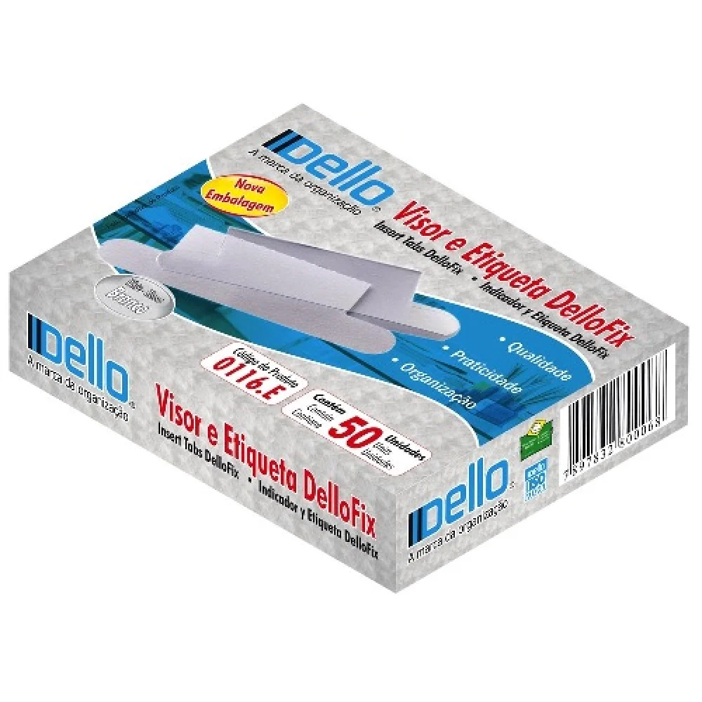 Visor P/ Pasta Suspensa Cx. C/ 50 Unid. Delo