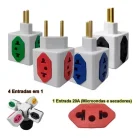 ADAPTADOR ENTRADA 2P 10 AMP SAIDA 10 E 20 AMP CUBO