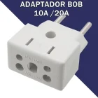 ADAPTADOR ENTRADA 2P 10 AMP SAIDA 10 E 20 AMP RETANGULAR
