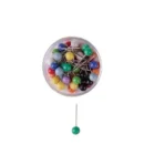 Alfinete P/ Mapa Colorido C/ 50 Unidades