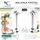 Balança de Banheiro Digital Quadrada Vidro até 180Kg