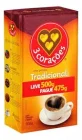 Cafe em Po 3 Coracoes Tradicional a Vacuo 500 Grs