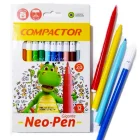 Caneta Hidrocor Compactor Gigante C/12 Cores