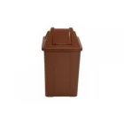 Cesto Basculante Vai e Volta 30 Litros Marrom