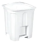 Cesto de Lixo 15 Lts Quadrado Branca com Pedal