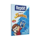 PAPEL SULFITE A4 AZUL 75GRS C/100 REPORT SENINHA 