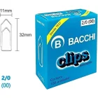 Clips Galvanizado 2/0 C/ 100 Unid. Bacchi