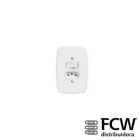 Conj. Elétrico Tomada 1 Interp. Simples 20 Amp. Pluzie 3216