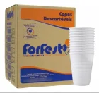 Copo de Agua 180 ML Branco Cx. C/ 2500 Unid. Forfest