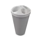 Dispenser de Copo 4 x 1 Cinza Redondo Bralimpia