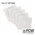 Envelope P/ CD Branco C/ Visor C/25 Unidades.