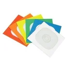 Envelope para cd colorido com visor com 25 unidades