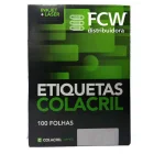 Etiqueta 6183/CC183 C/100 Fls. C/10 Etiquetas Colacril