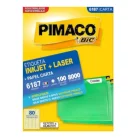 Etiqueta Laser Jet 6187 Pimaco 12,7 x 44,45 C/100 Fls.