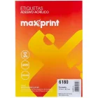 Etiqueta Max 6180 C/ 100 Fls. C/3000 Etiq. Maxprint