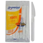FACA PLASTICA 19 CM FORTE COM 50 UNIDADES