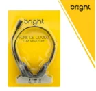 FONE DE OUVIDO COM MICROFONE OFFICE COD. 0010 BRIGHT SALDO