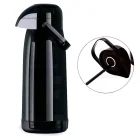 GARRAFA TERMICA PRETA MAGIC PUMP 1.8 LITROS TERMOLAR JATO