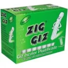 Giz Branco 50 Palitos Zig Giz