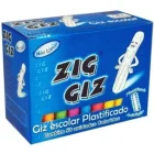 Giz Colorido 50 Palitos Zig Giz